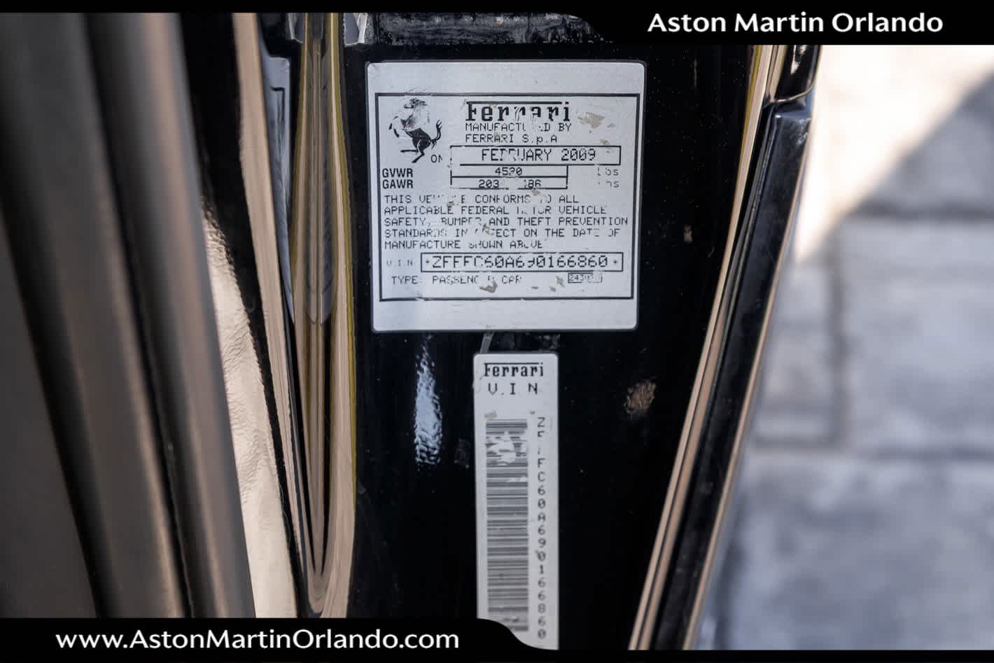 2009 Ferrari 599 GTB Fiorano 2dr Cpe