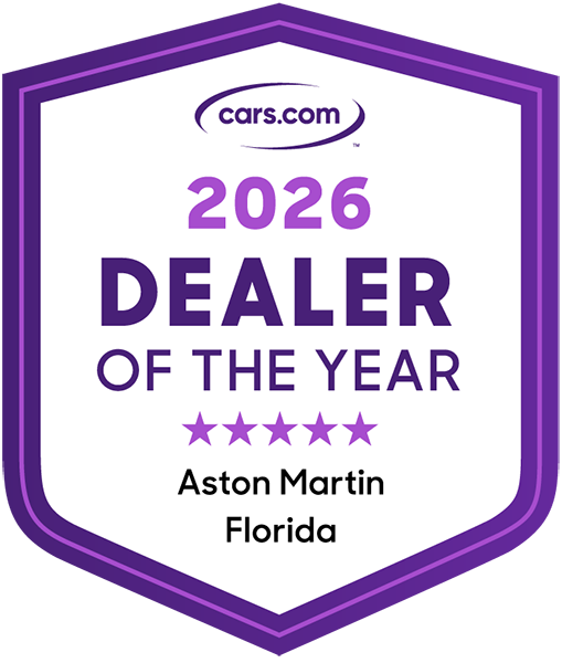 Cars.com 2026 National Aston Martin Dealer of the Year—Aston Martin Orlando, recognized for top sales and customer experience