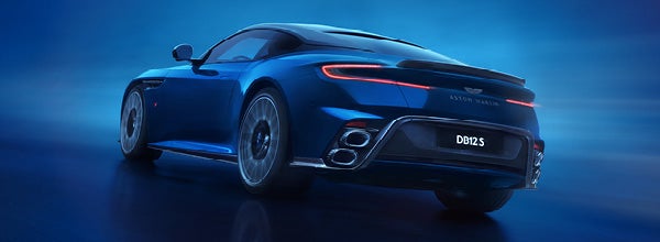 2026 Aston Martin DB12 S twin-turbocharged V8 engine on the open road