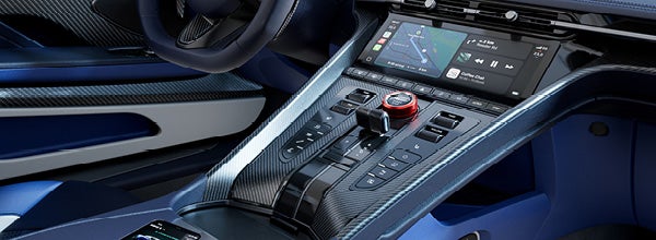 Advanced infotainment and digital cockpit of the Aston Martin DB12 S