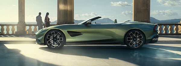 Convertible roof design blending elegance and aerodynamic performance in the Vanquish Volante.