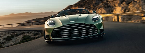 Aston Martin Vanquish Volante top speed exceeding 200 mph on the open road.