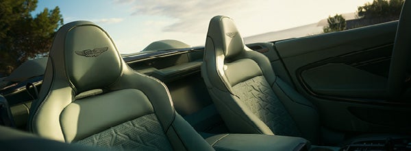 Carbon-fiber and aluminum structure engineered for strength and stability in the Vanquish Volante.